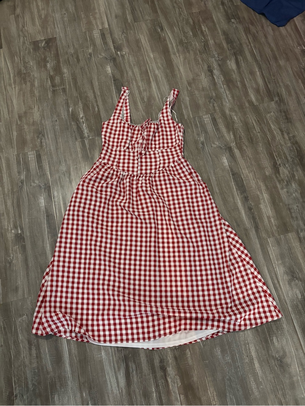 NEW W/O Tags Jessica Simpson Red and White Gingham Dress